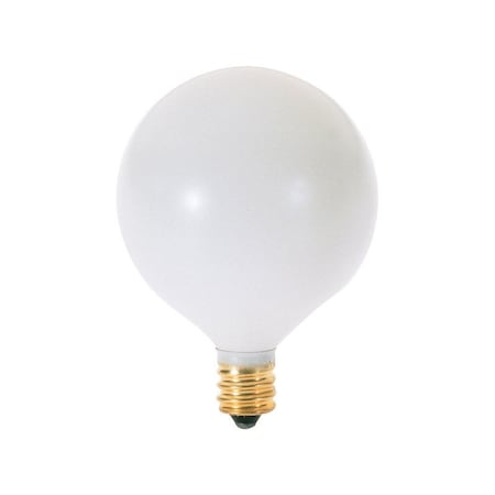 25 W G16.5 Decorative Incandescent Bulb E12 (Candelabra) Soft White 2 Pk